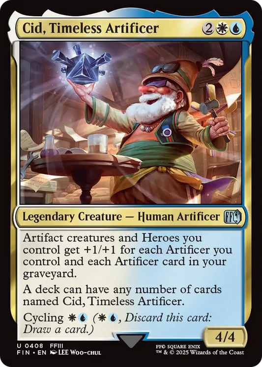 Cid, Timeless Artificer (408) Foil - FINAL FANTASY