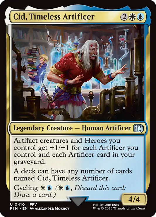 Cid, Timeless Artificer (410) Foil - FINAL FANTASY
