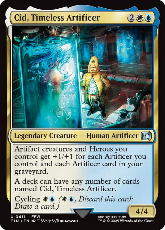 Cid, Timeless Artificer (411) Foil - FINAL FANTASY
