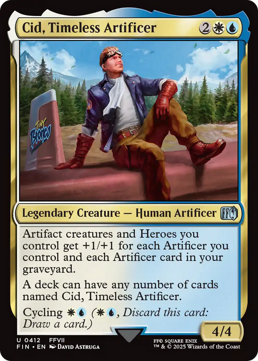 Cid, Timeless Artificer (412) Foil - FINAL FANTASY