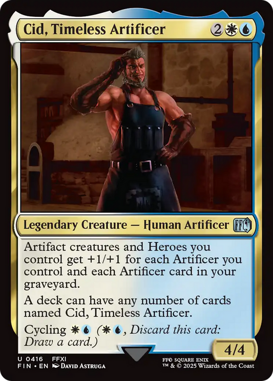 Cid, Timeless Artificer (416) Foil - FINAL FANTASY