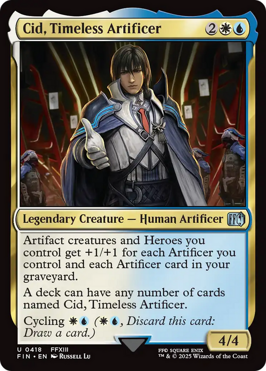 Cid, Timeless Artificer (418) Foil - FINAL FANTASY