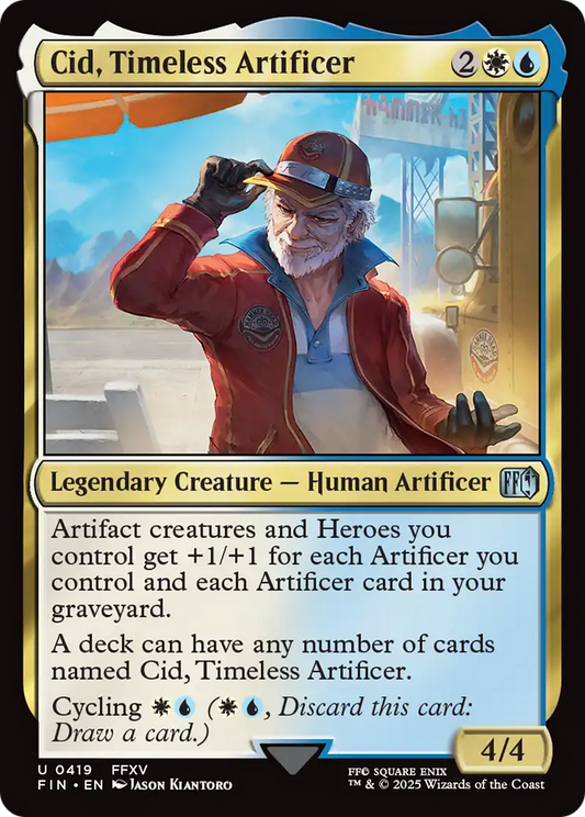 Cid, Timeless Artificer (419) Foil - FINAL FANTASY
