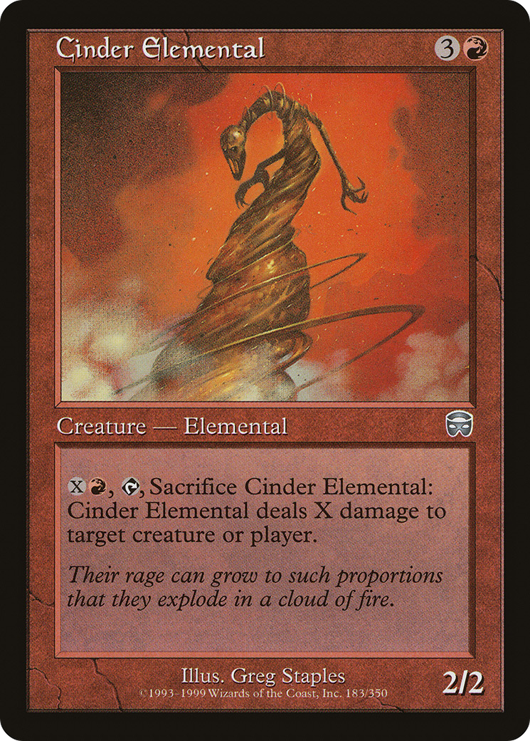 Cinder Elemental (183) - Mercadian Masques