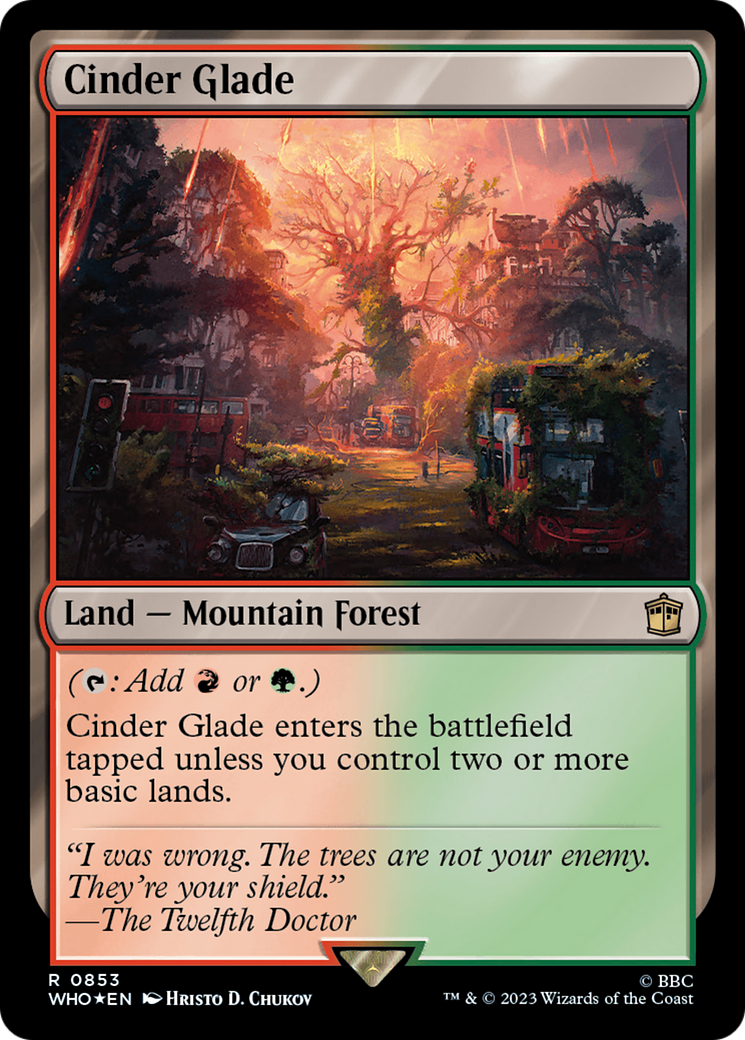 Cinder Glade (853) Surge Foil - Doctor Who