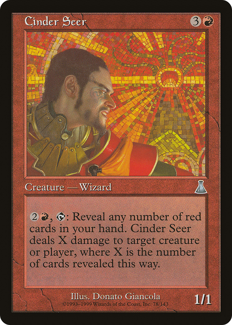 Cinder Seer (078) Foil - Urza's Destiny