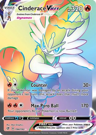 Cinderace VMAX (194) Holofoil - Rebel Clash