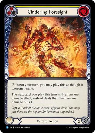 Cindering Foresight (Yellow) (SBZ021) - Silver Age