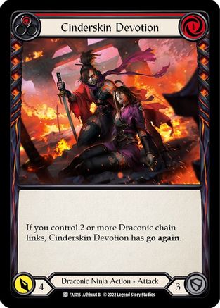 Cinderskin Devotion (Red) (FAI016) - Blitz Deck: Uprising - Fai