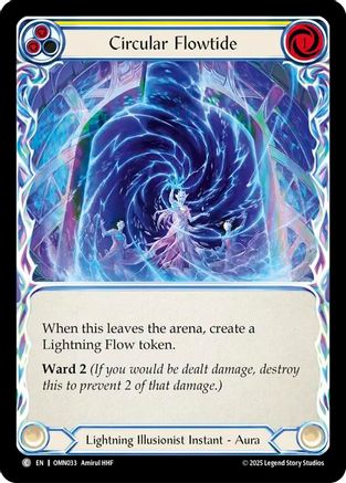 Circular Flowtide (OMN033) Cold Foil - Omens of the Third Age