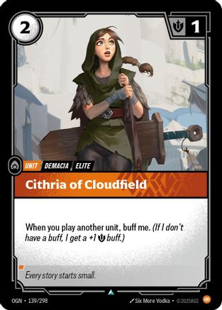 Cithria of Cloudfield (139) Foil - Origins