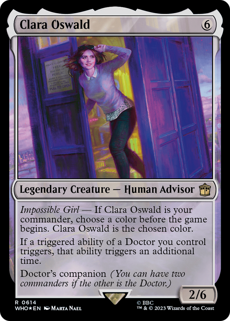 Clara Oswald (614) Surge Foil - Doctor Who