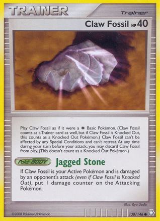 Claw Fossil (138) - Legends Awakened