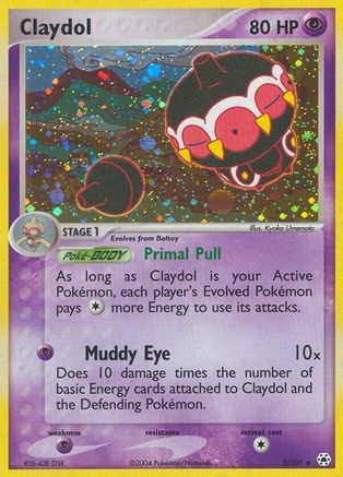 Claydol (2) Reverse Holofoil - Hidden Legends