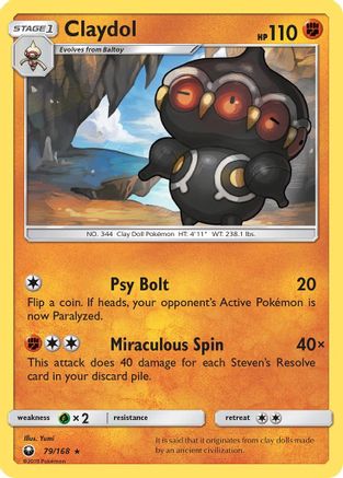 Claydol (79) Reverse Holofoil - Celestial Storm