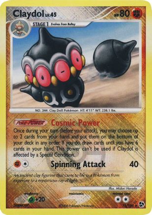 Claydol (League Promo) (15) Reverse Holofoil - League & Championship Cards