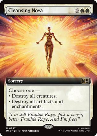 Cleansing Nova (Extended Art) (297) - Commander: Marvel Super Heroes