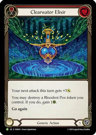 Clearwater Elixir (FAB434) Cold Foil - Flesh and Blood: Promo Cards