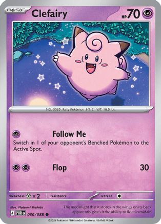 Clefairy (30) Reverse Holofoil - Perfect Order