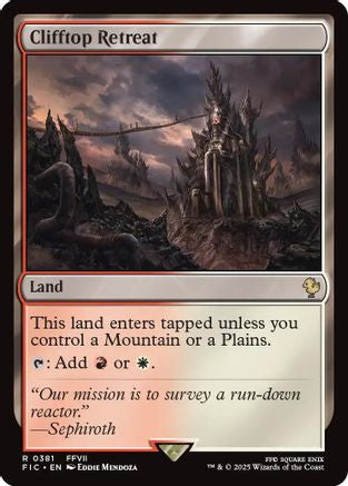 Clifftop Retreat (381) Surge Foil - Commander: FINAL FANTASY