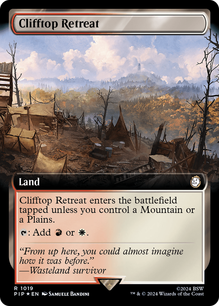 Clifftop Retreat (Extended Art) (1019) Surge Foil - Fallout