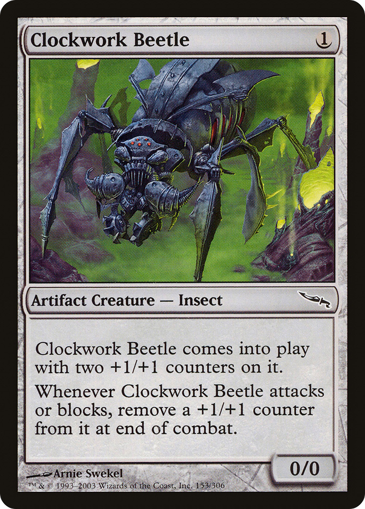 Clockwork Beetle (153) - Mirrodin