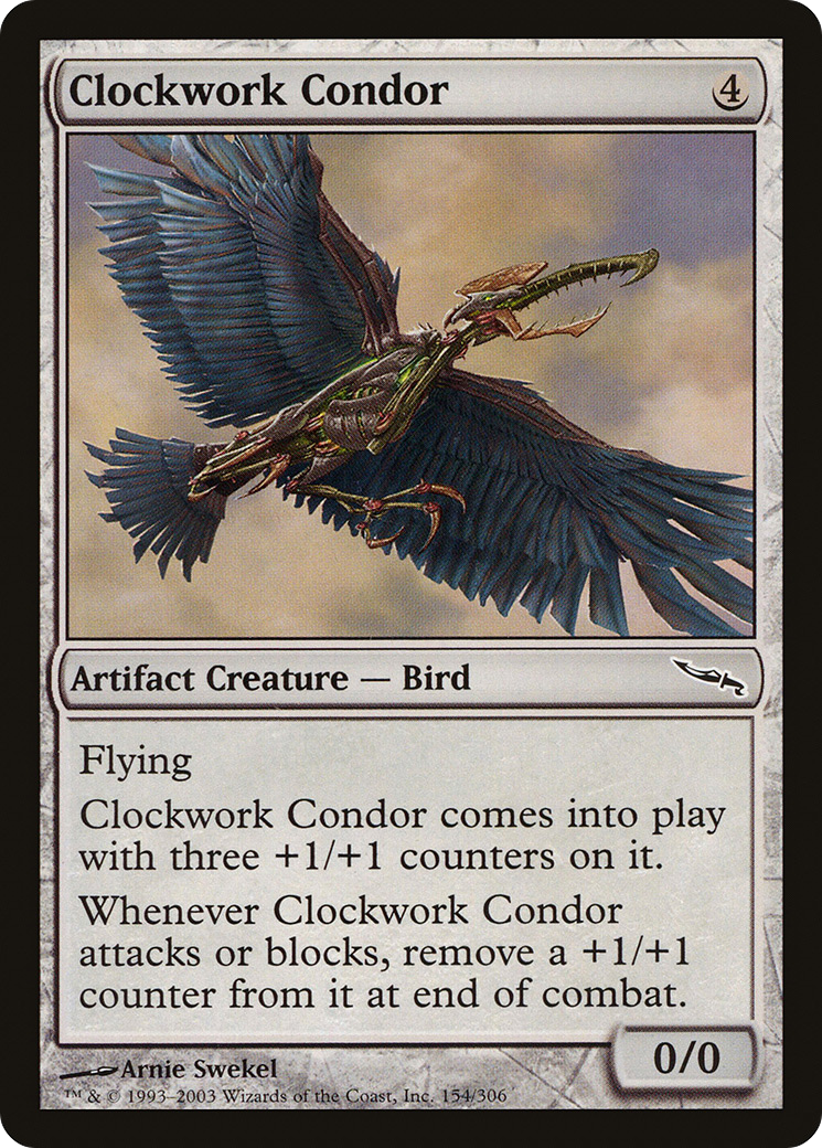 Clockwork Condor (154) Foil - Mirrodin