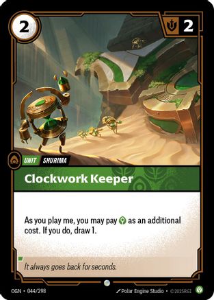 Clockwork Keeper (044) - Origins