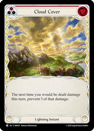 Cloud Cover (Red) (SBA031) - Silver Age