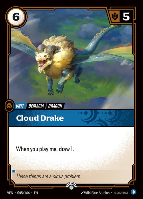 Cloud Drake (048) Foil - Riftbound Promotional Cards