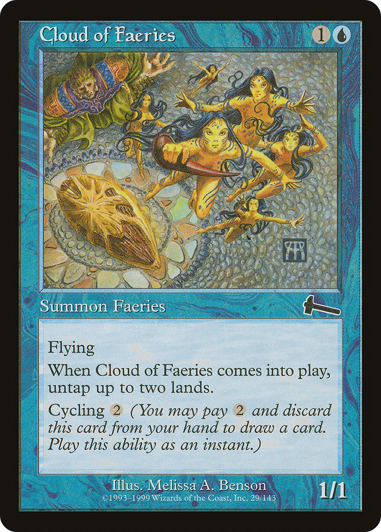 Cloud of Faeries (029) Foil - Urza's Legacy
