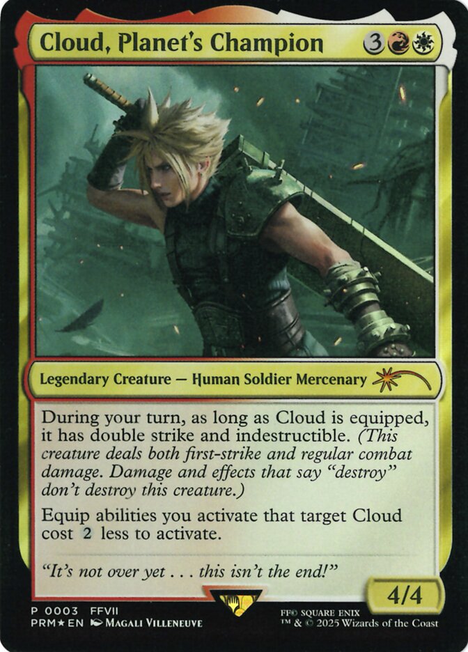 Cloud, Planet's Champion (Costco Bundle) (003) Foil - Media Promos