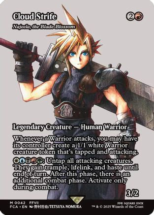 Cloud Strife - Najeela, the Blade-Blossom (Showcase) (042) - FINAL FANTASY: Through the Ages