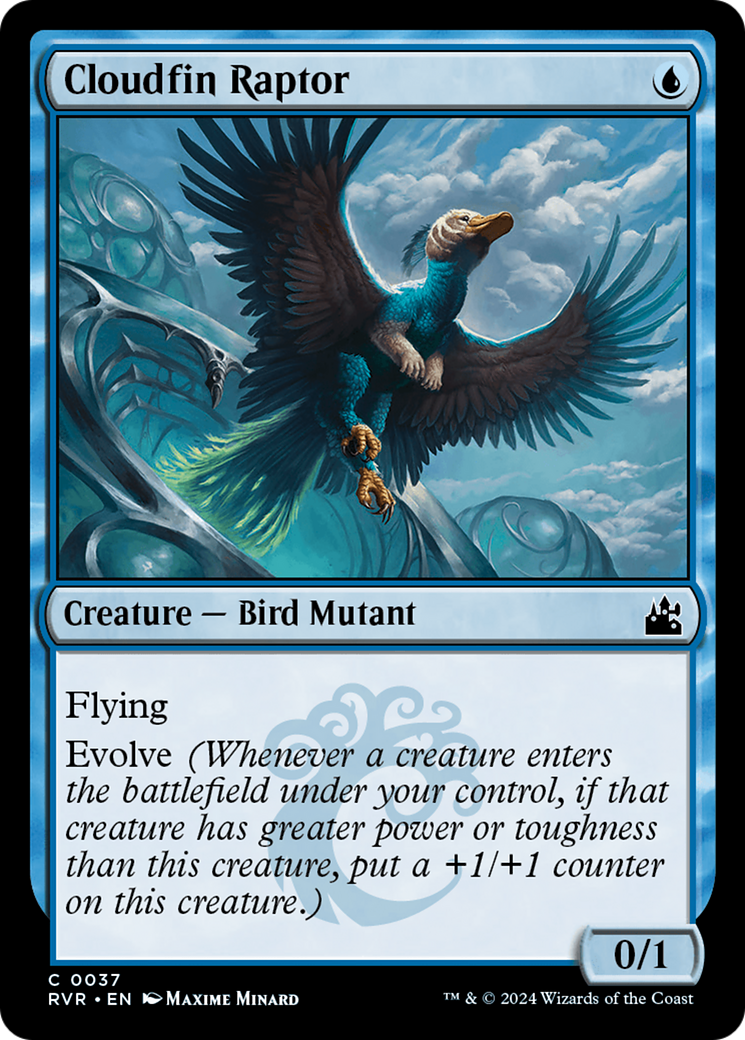 Cloudfin Raptor (037) - Ravnica Remastered