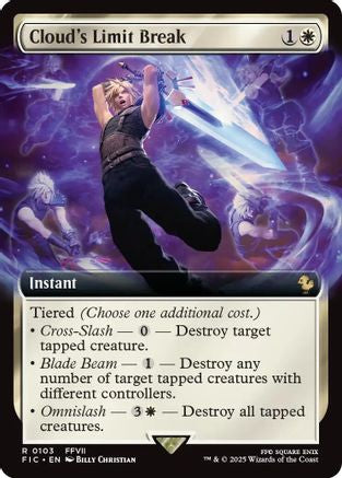 Cloud's Limit Break (Extended Art) (103) Foil - Commander: FINAL FANTASY
