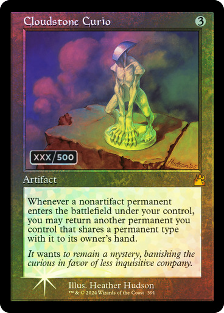 Cloudstone Curio (Retro) (Serial Numbered) (391) Foil - Ravnica Remastered