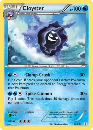 Cloyster (20) - Generations