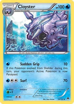 Cloyster (24) Reverse Holofoil - BREAKpoint