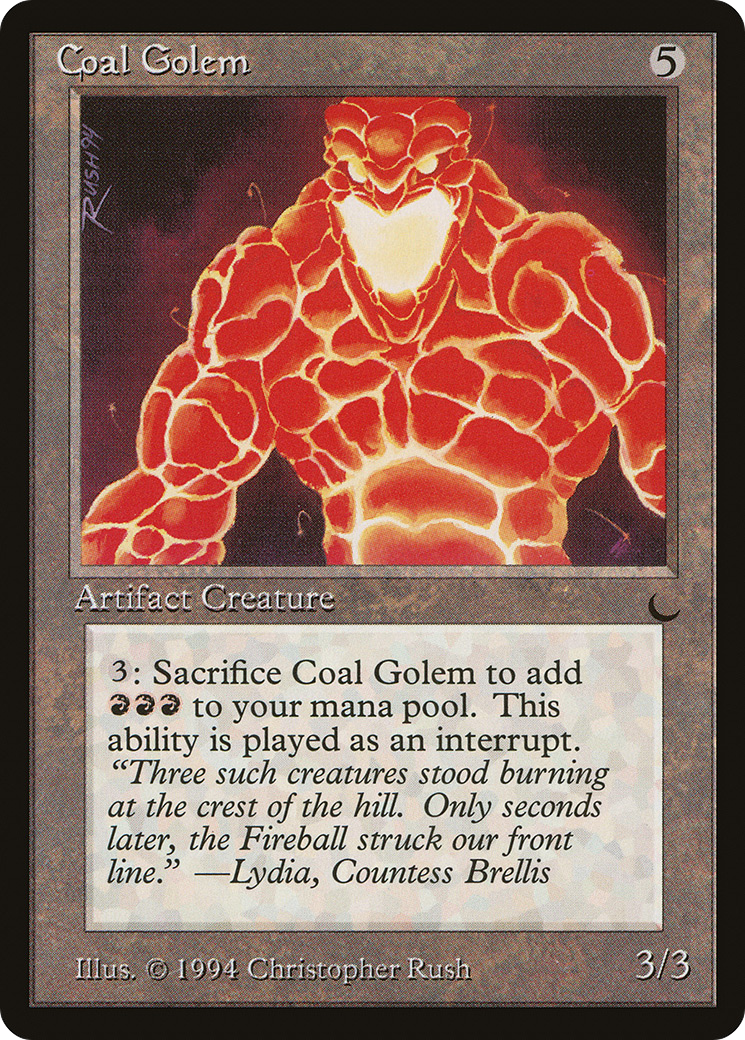 Coal Golem - The Dark
