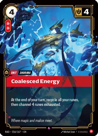 Coalesced Energy (016) Foil - Radiance