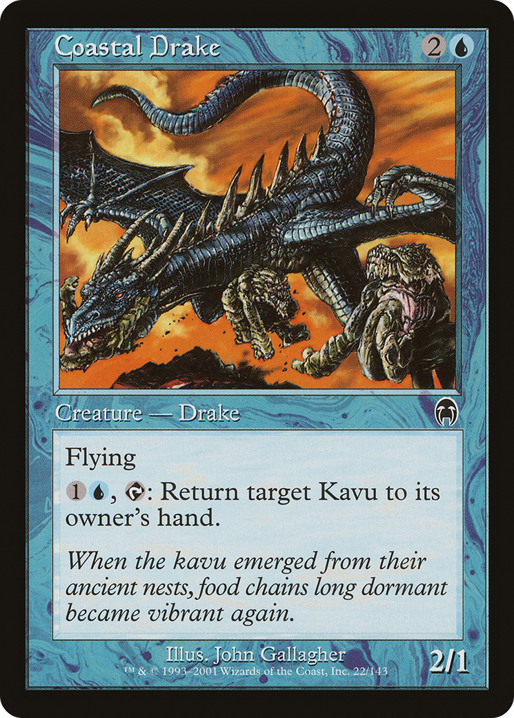 Coastal Drake (022) Foil - Apocalypse