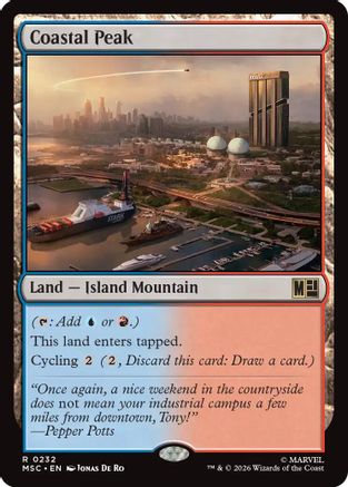 Coastal Peak (232) - Commander: Marvel Super Heroes