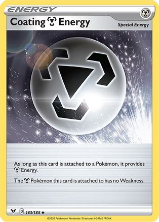Coating Metal Energy (163) Reverse Holofoil - Vivid Voltage
