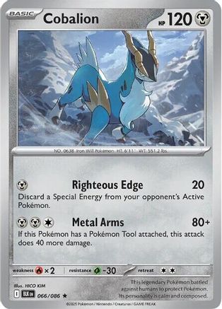 Cobalion (66) Holofoil - Black Bolt