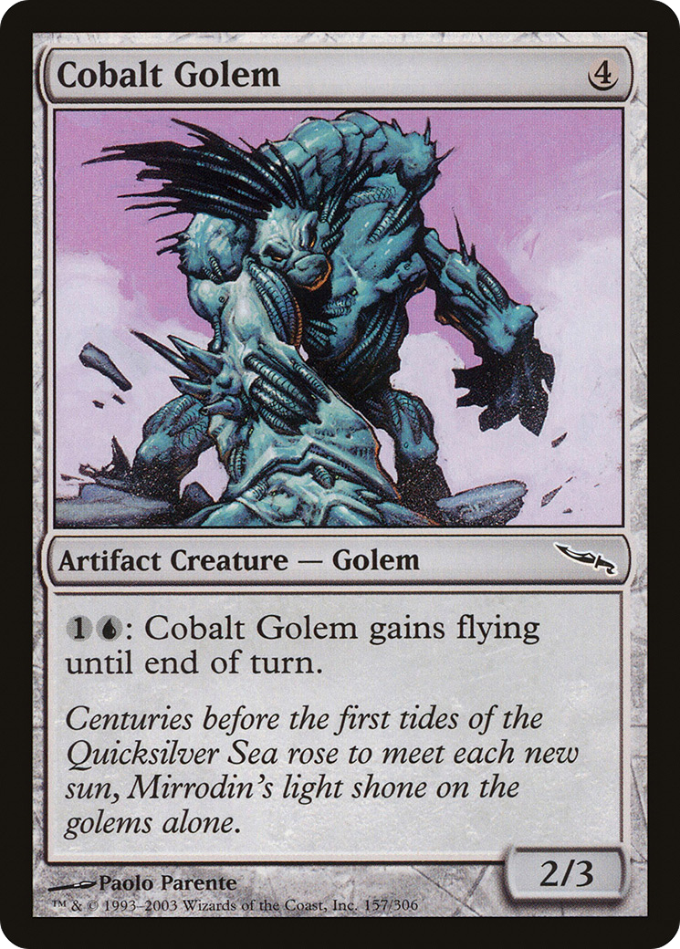 Cobalt Golem (157) - Mirrodin