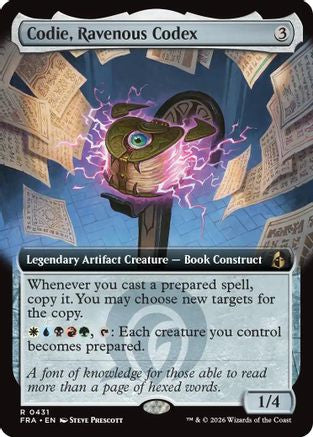 Codie, Ravenous Codex (Extended Art) (431) - Reality Fracture