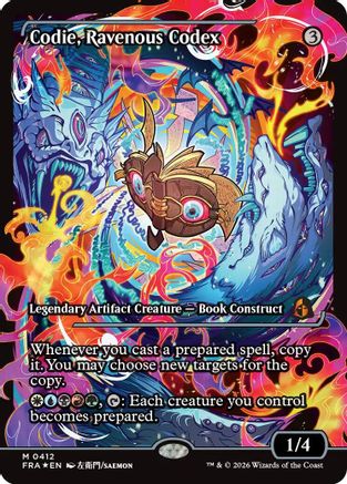 Codie, Ravenous Codex (Showcase) (412) Foil - Reality Fracture