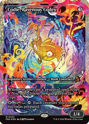 Codie, Ravenous Codex (Showcase) (422) Fracture Foil - Reality Fracture