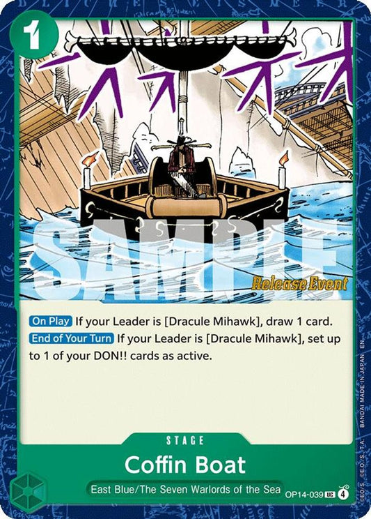 Coffin Boat (OP14-039) Release Event Cards