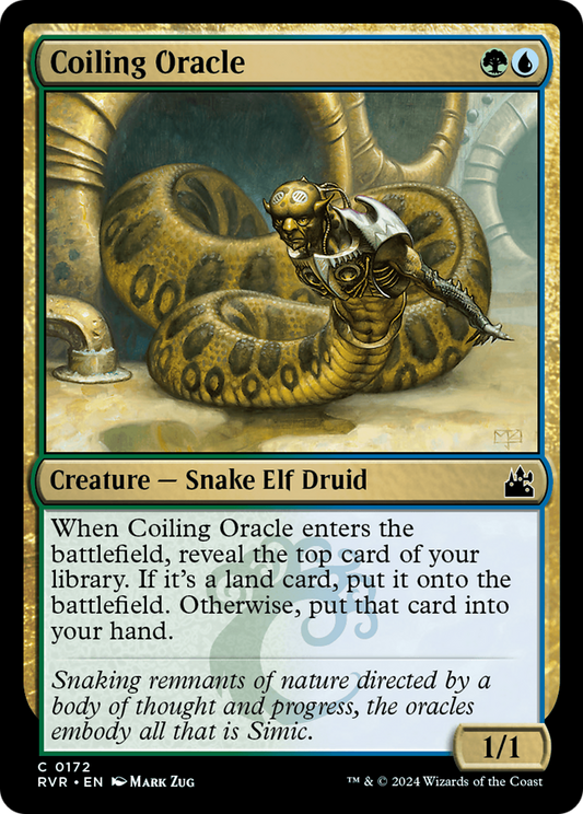 Coiling Oracle (172) Foil - Ravnica Remastered